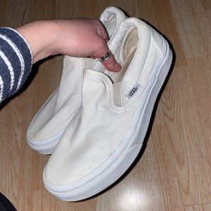 White Vans Size 6.0